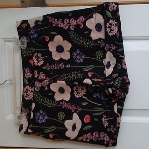 Blackmilk high waist cuffed shorts In Bloom L